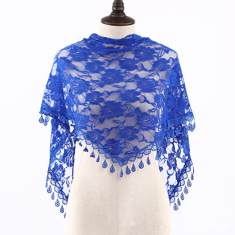 Embroidery Shawl - Selendang Gereja Fashion, Kerudung Renda, Syal,