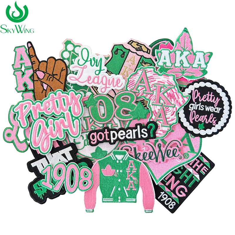 Embroidery Alpha - AKA besi bordir pada Patch untuk