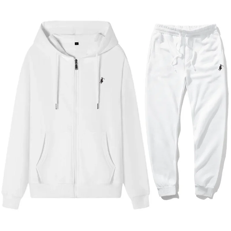 Embroidery Set - Setelan Hoodie Klasik Pria 2026 Celana