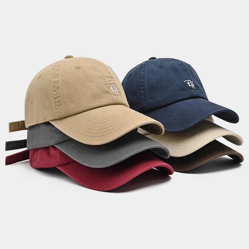Embroidery Font - Topi Baseball Bordir Huruf RH, Dapat
