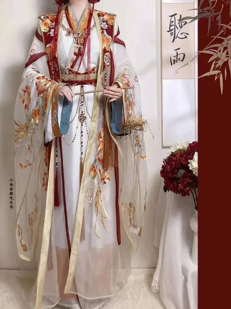 Embroidery Set - Dinasti Ming Hanfu Bordir Kerajinan Berat