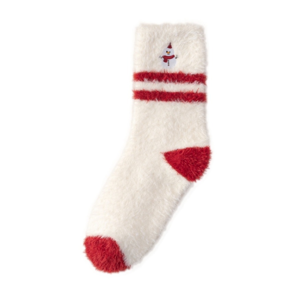 Embroidery Xmas Tree - Kaus Kaki Natal Tebal Motif Pohon