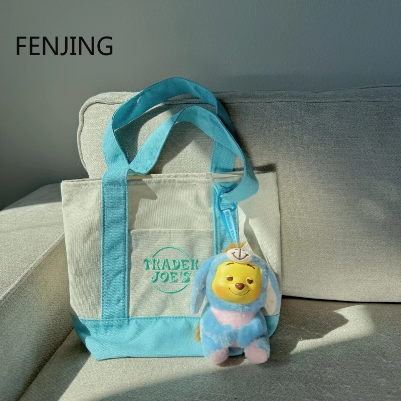 Tas Belanja Kanvas Fashion Tas - Embroidery Font ulasan dan harga