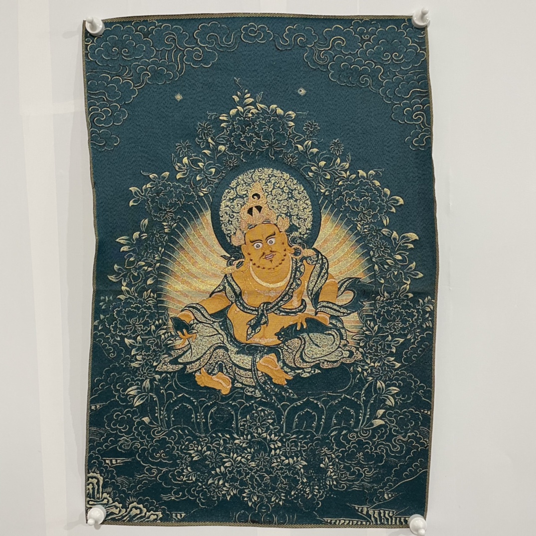 Sulaman Thangka Buddhisme Tibe - Embroidery Yellow ulasan dan harga