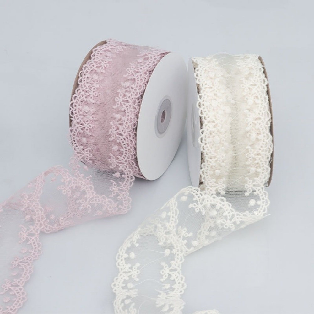 Pita Bordir Renda Jacquard DIY - Embroidery Ribbon ulasan dan harga