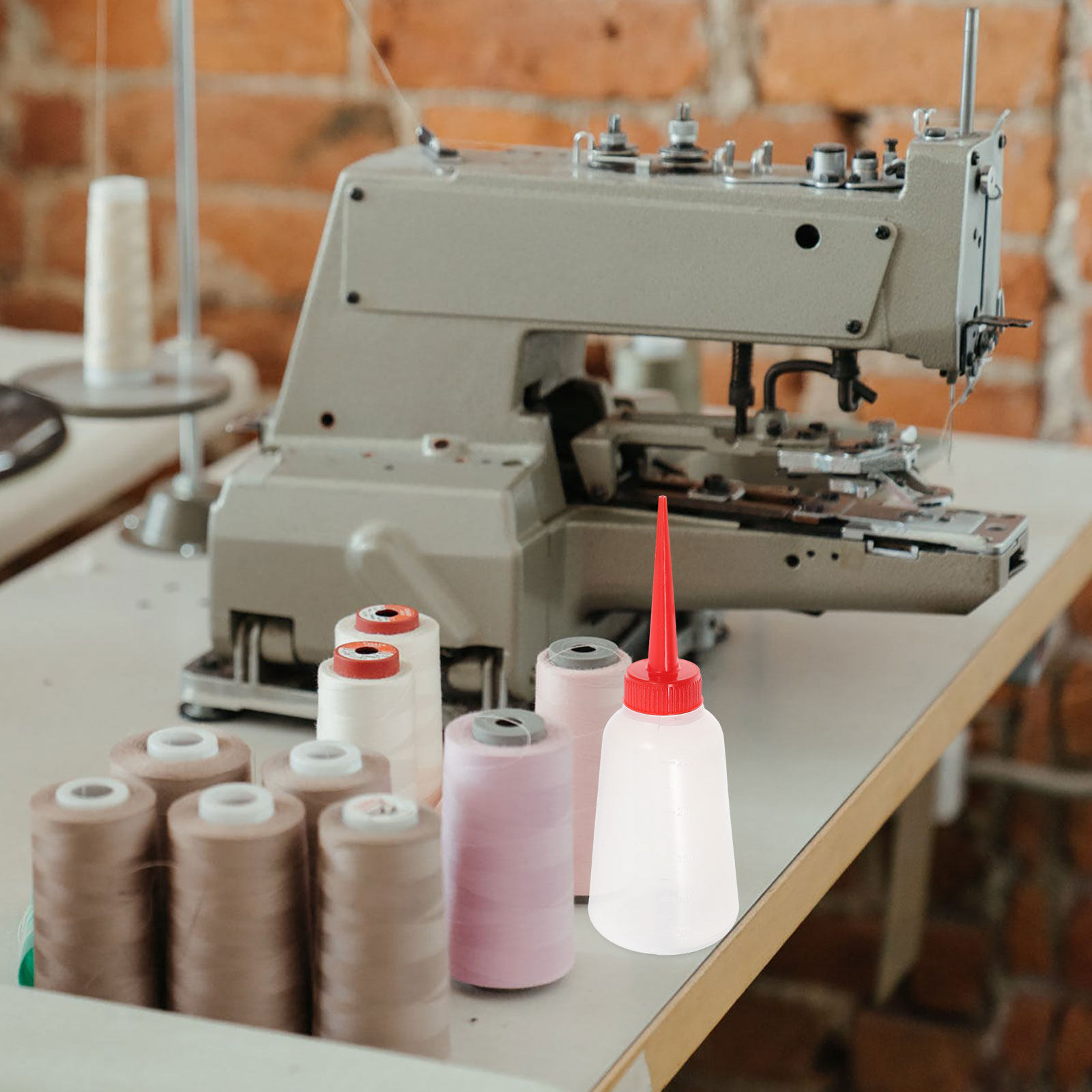 2Pcs Botol Minyak Plastik untu - Embroidery Red ulasan dan harga