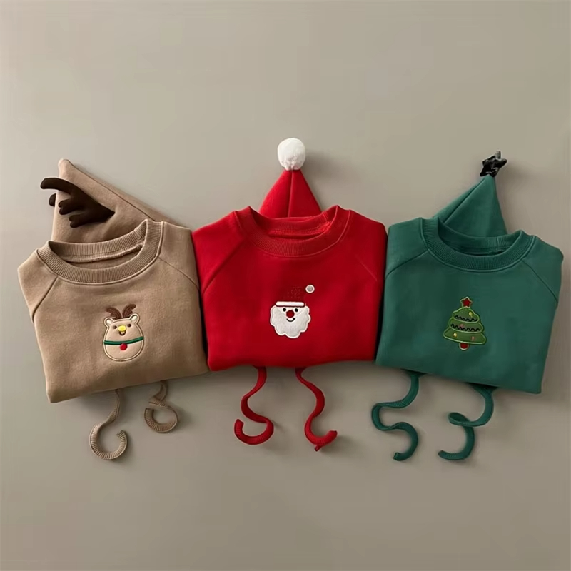 Romper Natal Bayi dengan Topi  - Embroidery Xmas Tree ulasan dan harga