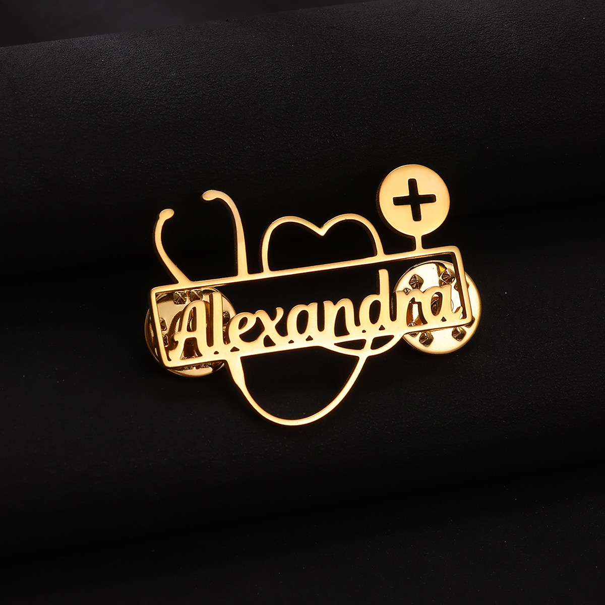 Bros Stetoskop Kustom, Pin Sal - Embroidery Names ulasan dan harga