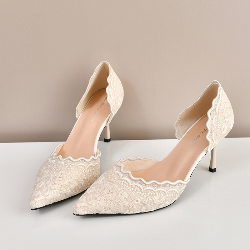 Sepatu Pengantin Wanita Hak Ti - Embroidery Red ulasan dan harga