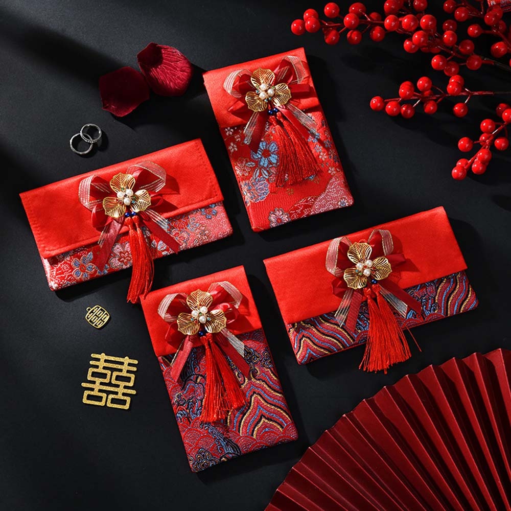 Kain Brokat Ucapan Selamat Tah - Embroidery Red ulasan dan harga