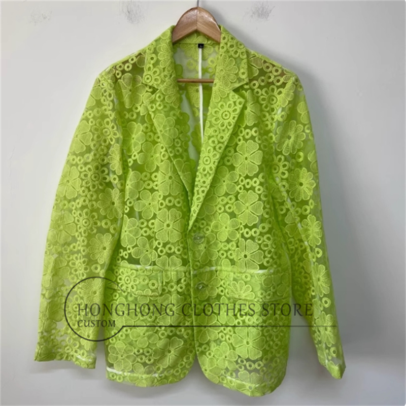 Organza tembus pandang bordir  - Embroidery Yellow ulasan dan harga