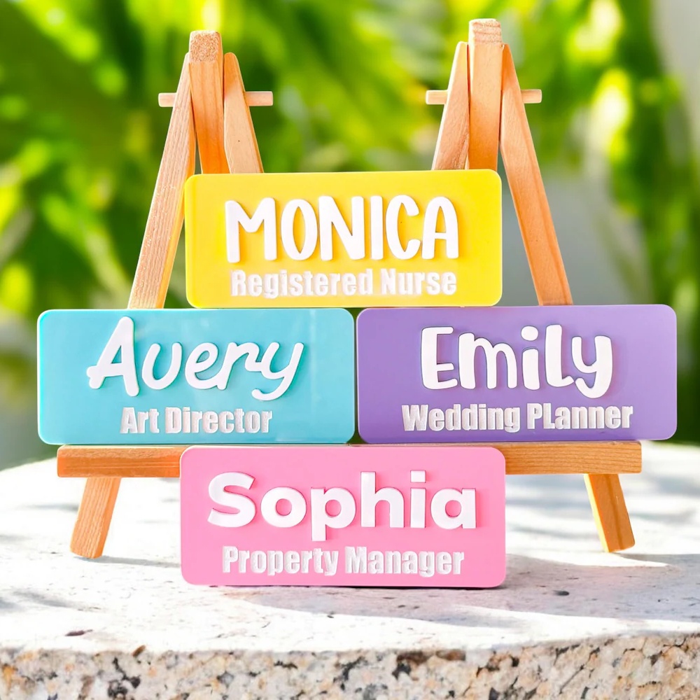 Bros Pin Nama Kustom Pilihan W - Embroidery Names ulasan dan harga