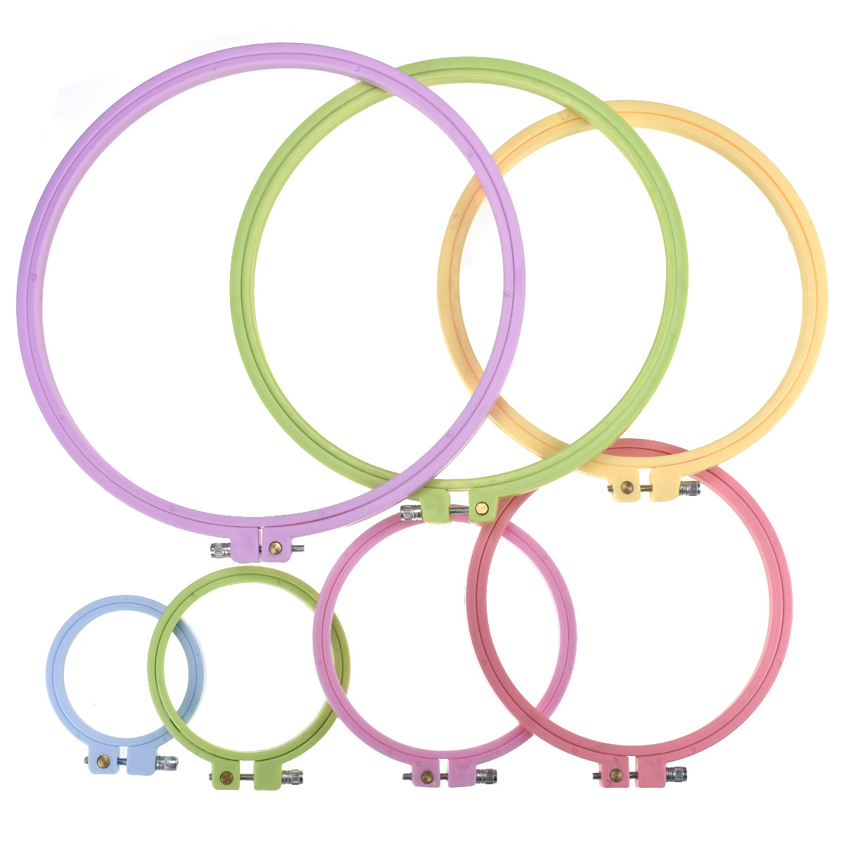 1/7 Buah 7-25Cm Lingkaran Sula - Embroidery And Quilting ulasan dan harga