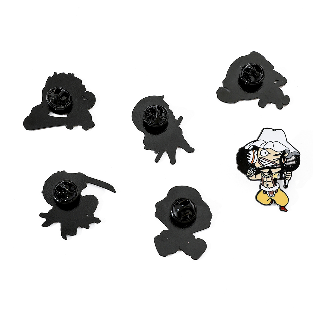 6 Buah Bros Kartun ONE PIECE U - Embroidery Tulle ulasan dan harga