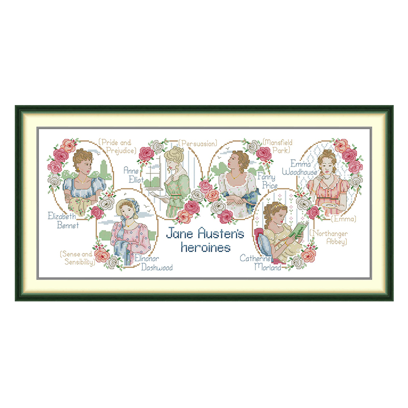 Set Sulaman Silang Berpola Wan - Embroidery World ulasan dan harga