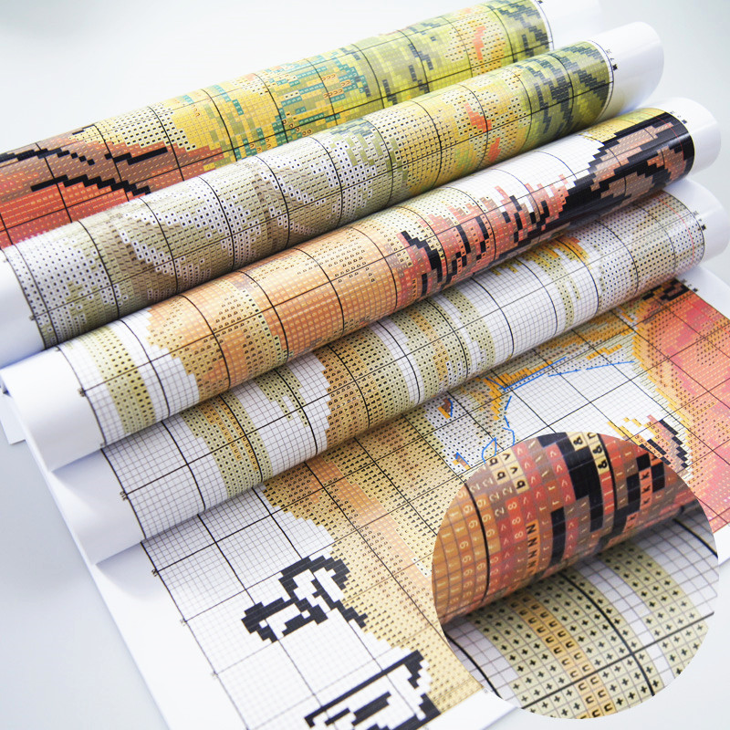 Set Sulaman Silang Berpola Wan - Embroidery World ulasan dan harga