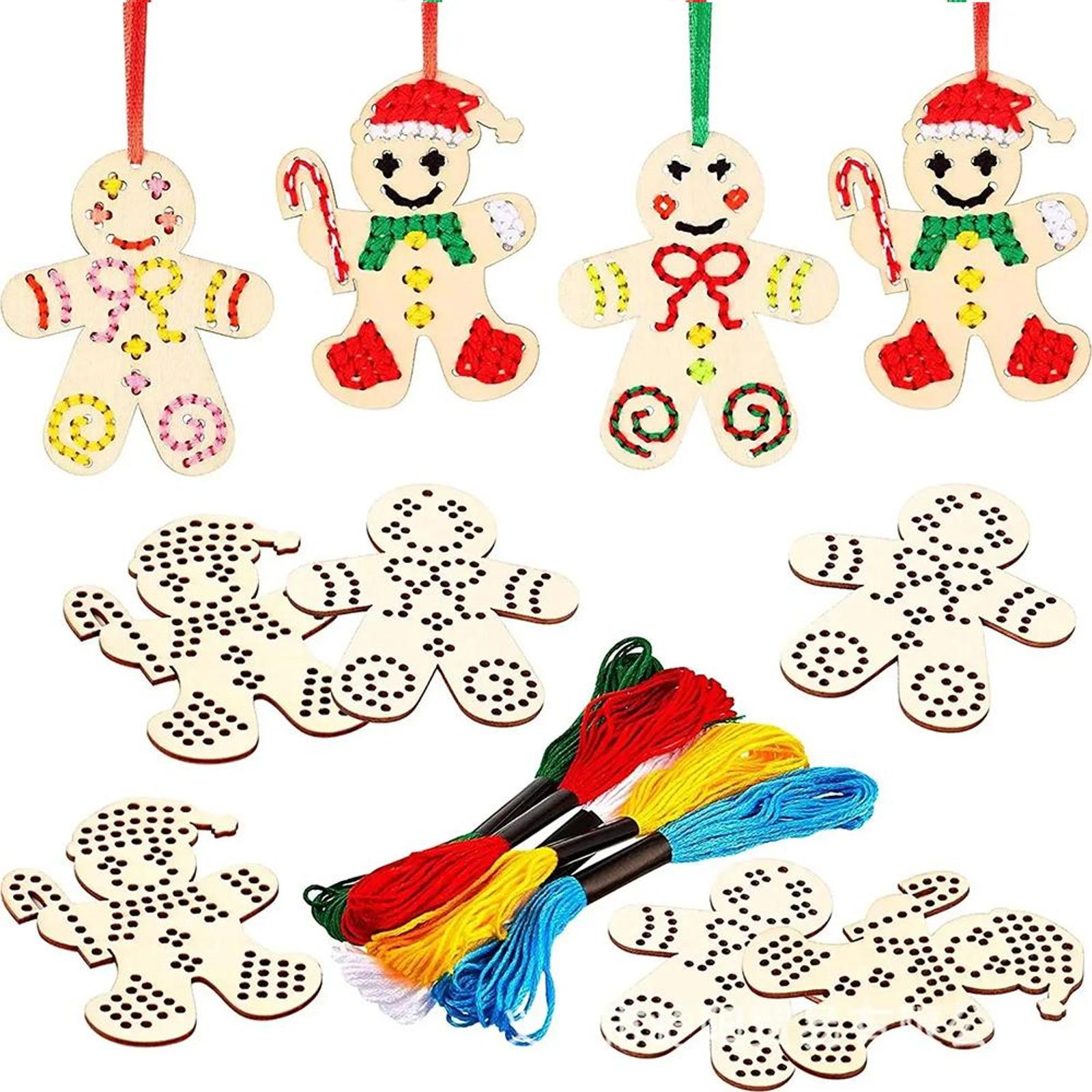 Liontin Gantung Sulaman Telur  - Embroidery Xmas Tree ulasan dan harga