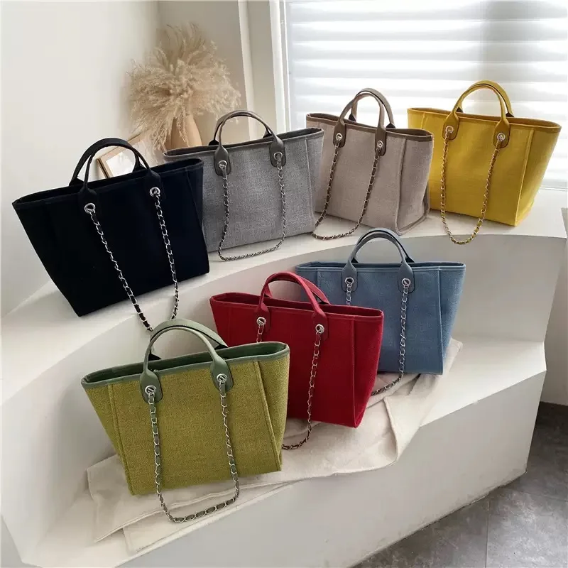 Tas Tote Rantai Selempang Bahu - Embroidery Font ulasan dan harga