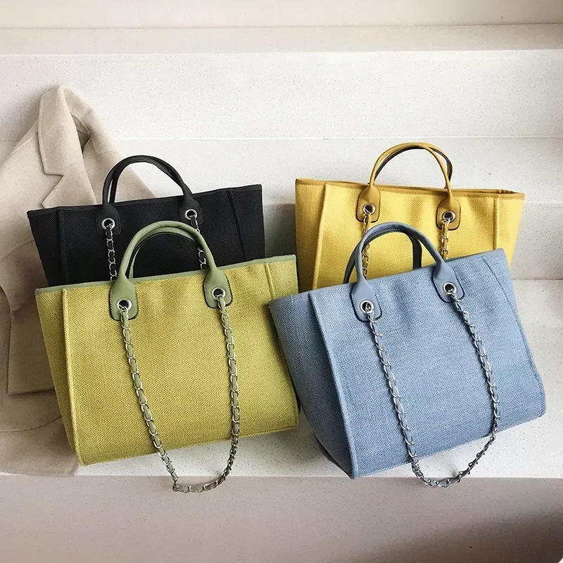 Tas Tote Rantai Selempang Bahu - Embroidery Font ulasan dan harga