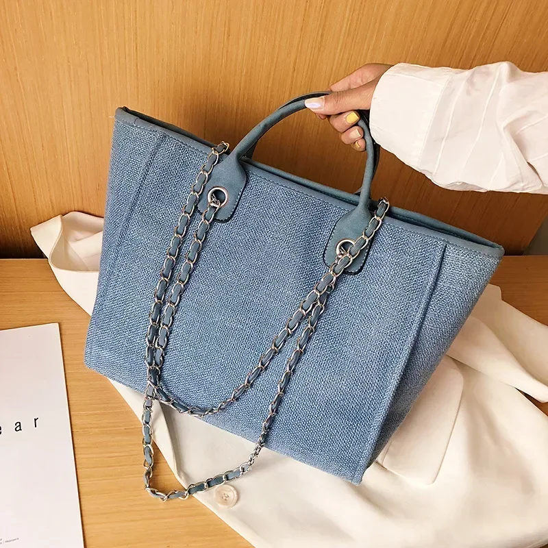Tas Tote Rantai Selempang Bahu - Embroidery Font ulasan dan harga
