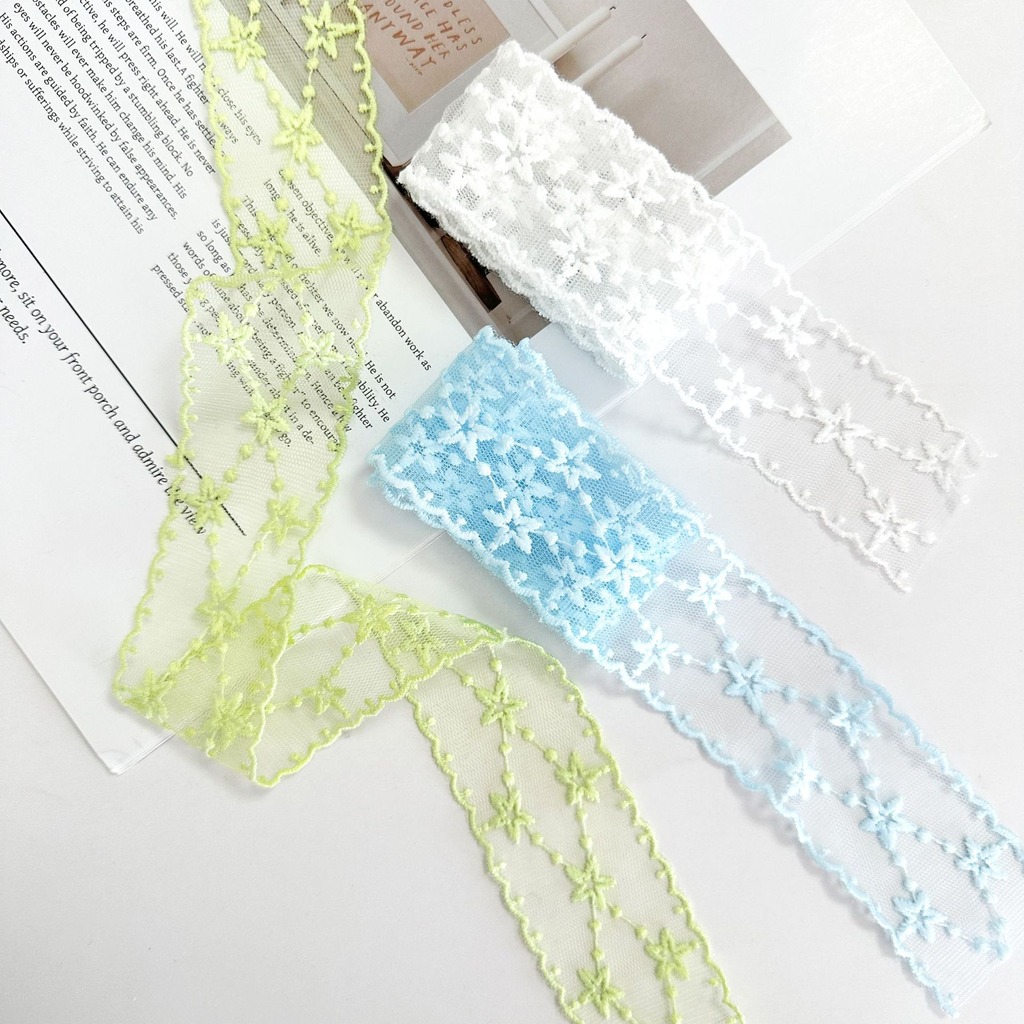 Pita Bordir Bintang Pita Renda - Embroidery Ribbon ulasan dan harga