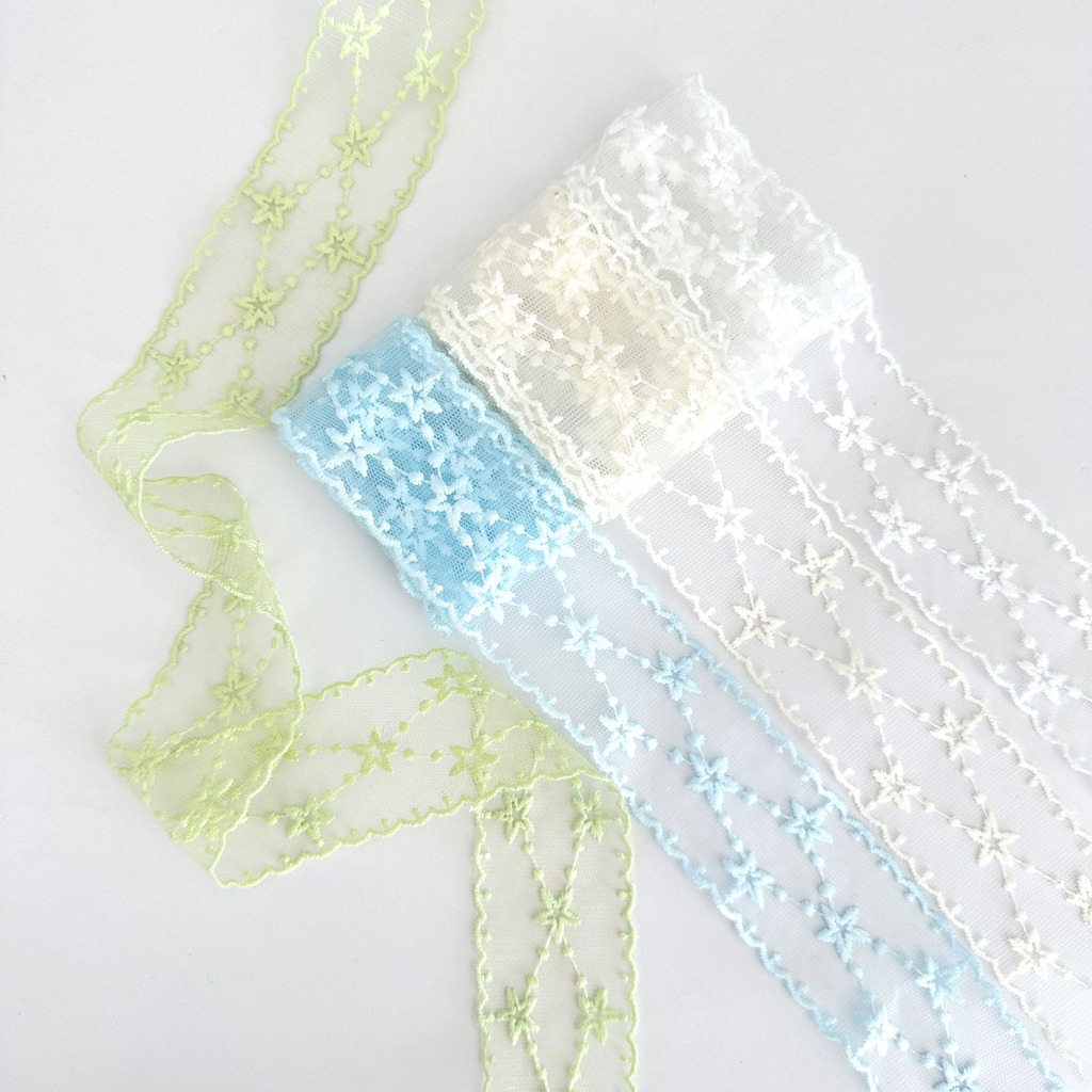 Pita Bordir Bintang Pita Renda - Embroidery Ribbon ulasan dan harga