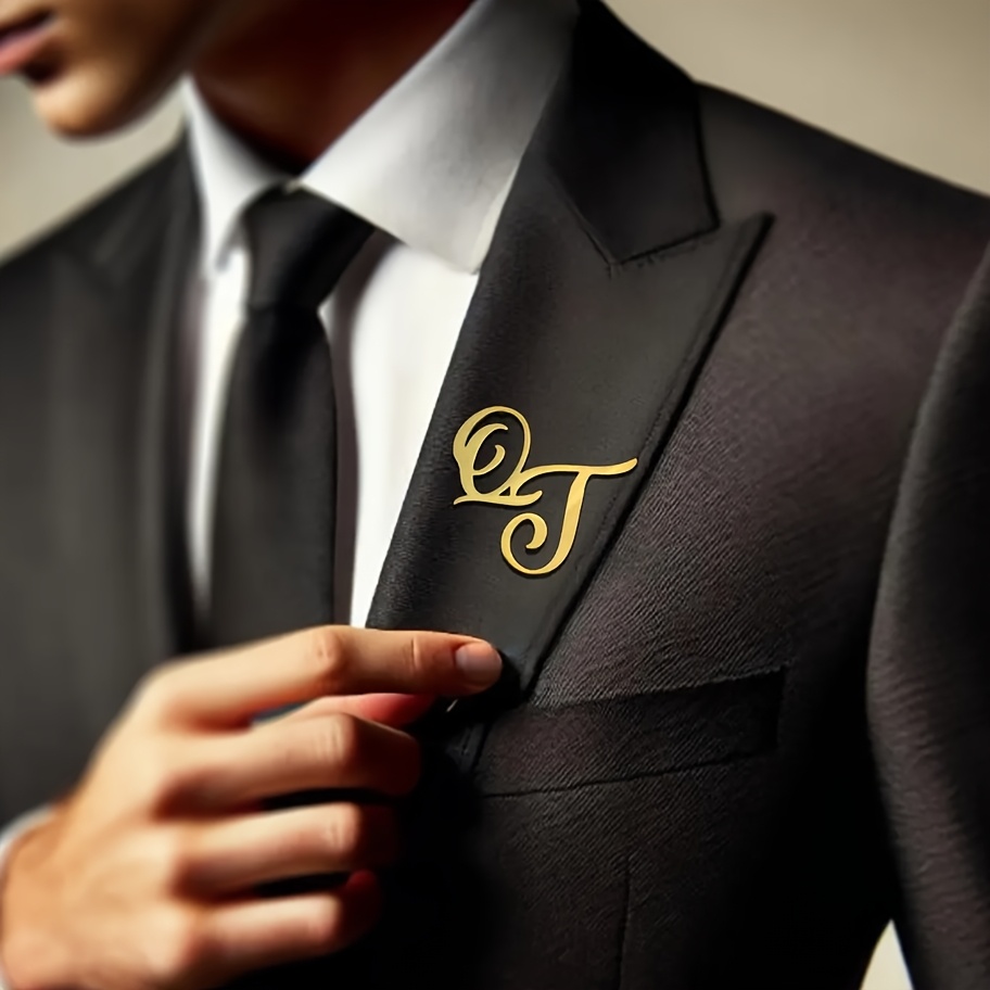 Bros Pribadi Pin Kerah Baja Ta - Embroidery Names ulasan dan harga