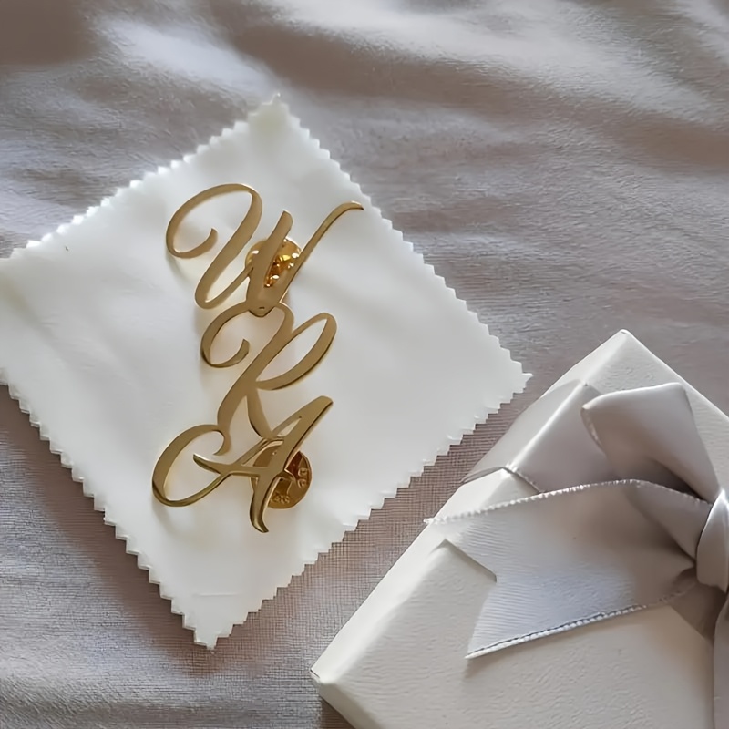 Bros Pribadi Pin Kerah Baja Ta - Embroidery Names ulasan dan harga