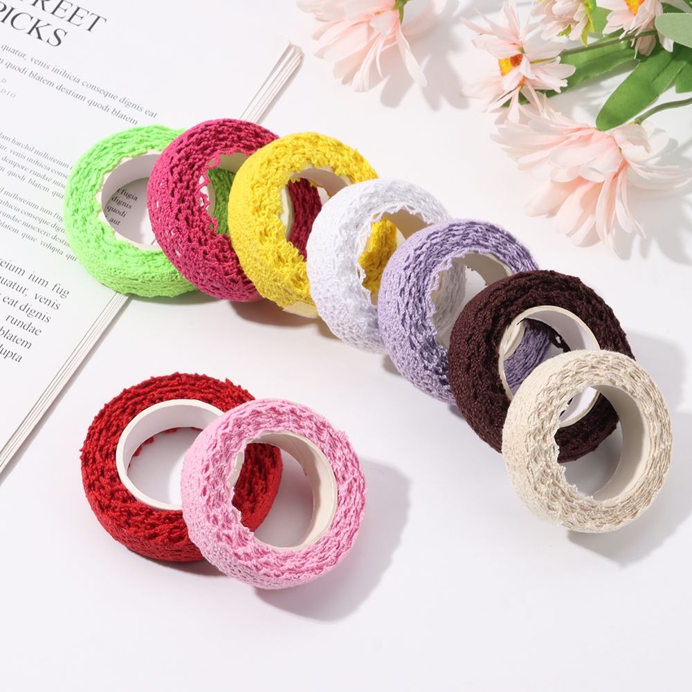 2 Yard/Roll Dekorasi Pernikaha - Embroidery Ribbon ulasan dan harga
