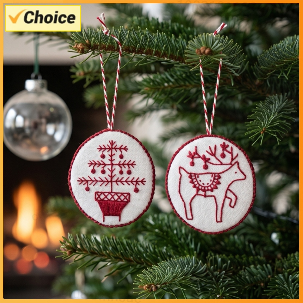 Kit Bordir Natal dengan Perlen - Embroidery Xmas Tree ulasan dan harga