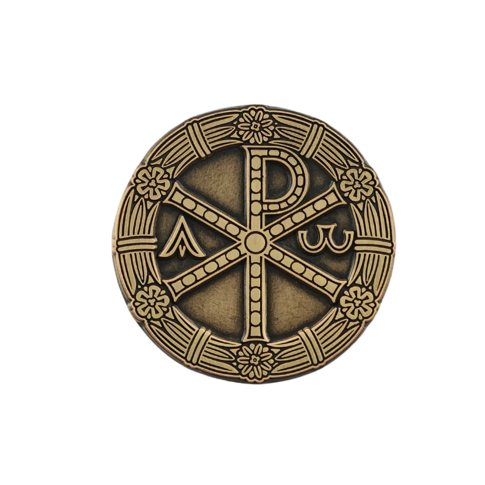 Bros Christian Chi Rho Emas, S - Embroidery Alpha ulasan dan harga