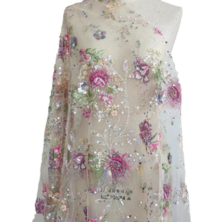 Kain Renda Manik-manik Mewah L - Embroidery Underlay ulasan dan harga