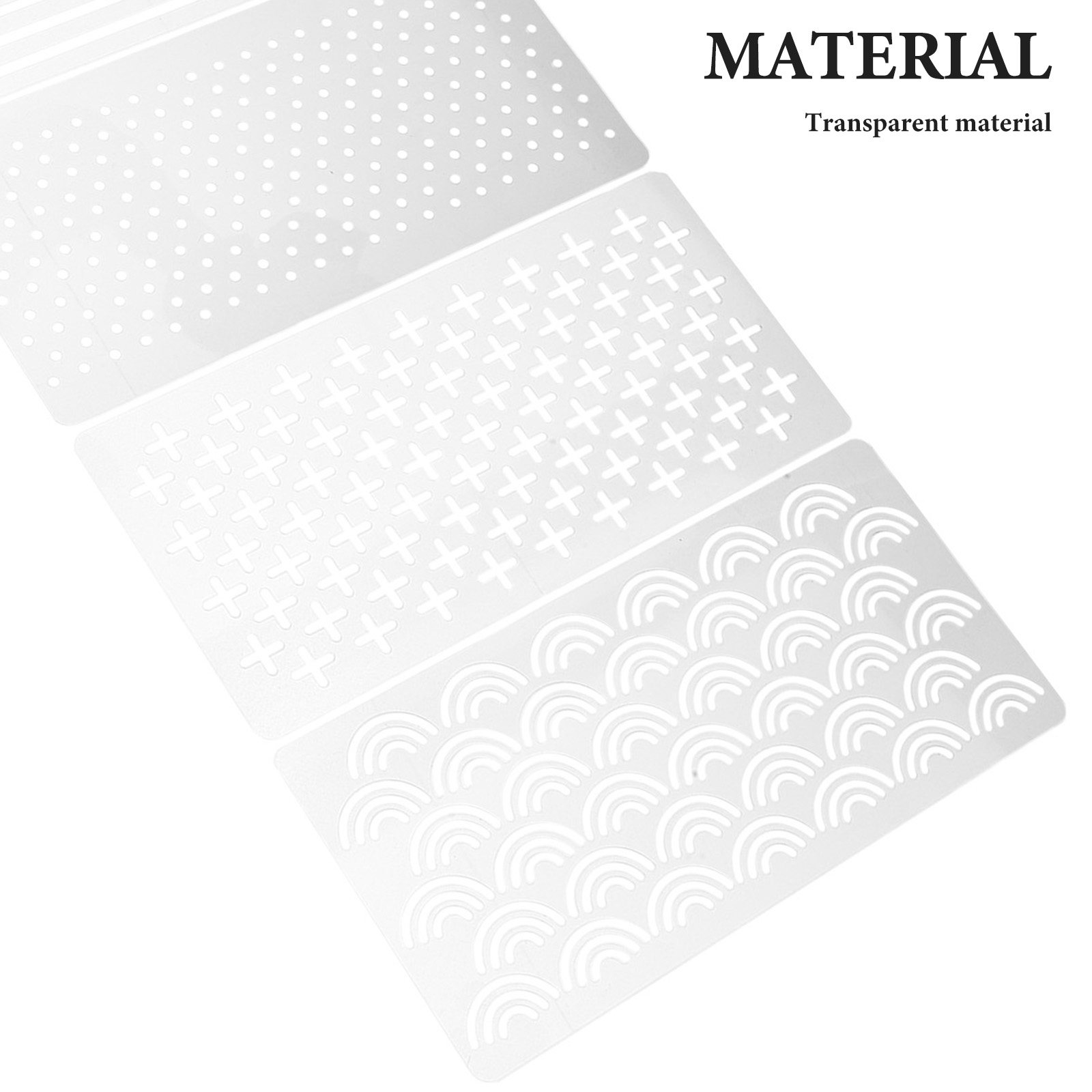 4Pcs Template Quilting Akrilik - Embroidery And Quilting ulasan dan harga