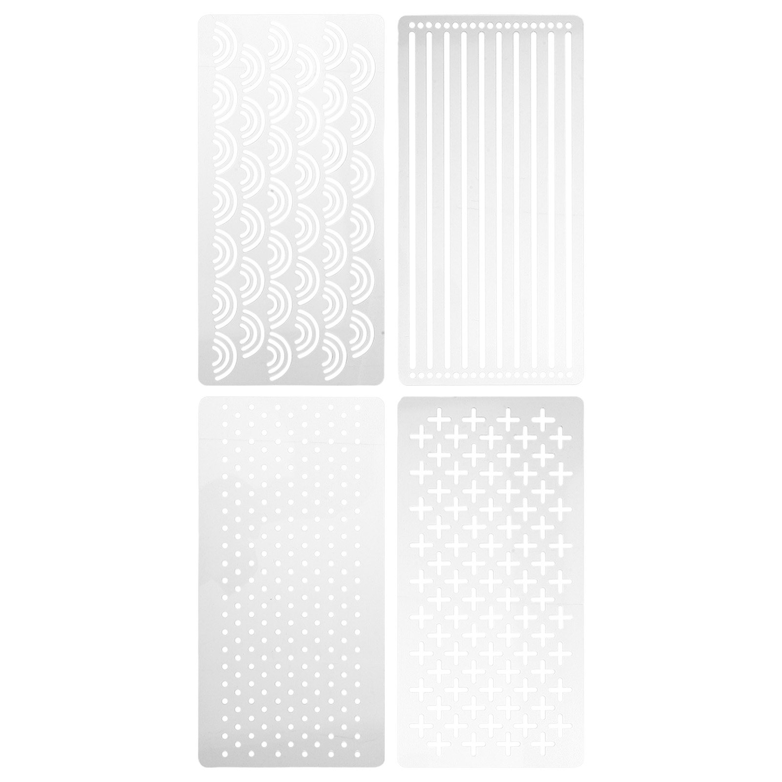 4Pcs Template Quilting Akrilik - Embroidery And Quilting ulasan dan harga