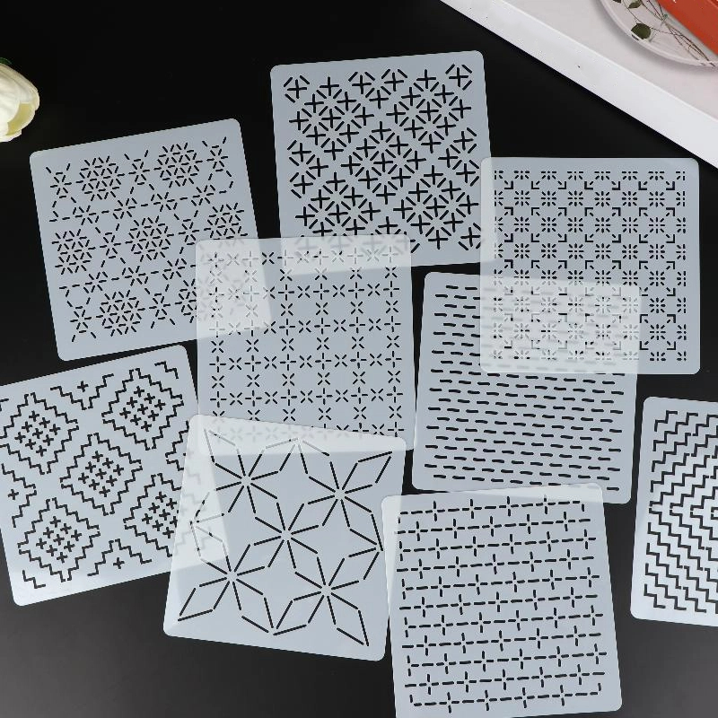 9 Buah/32 Buah Templat Bordir  - Embroidery And Quilting ulasan dan harga