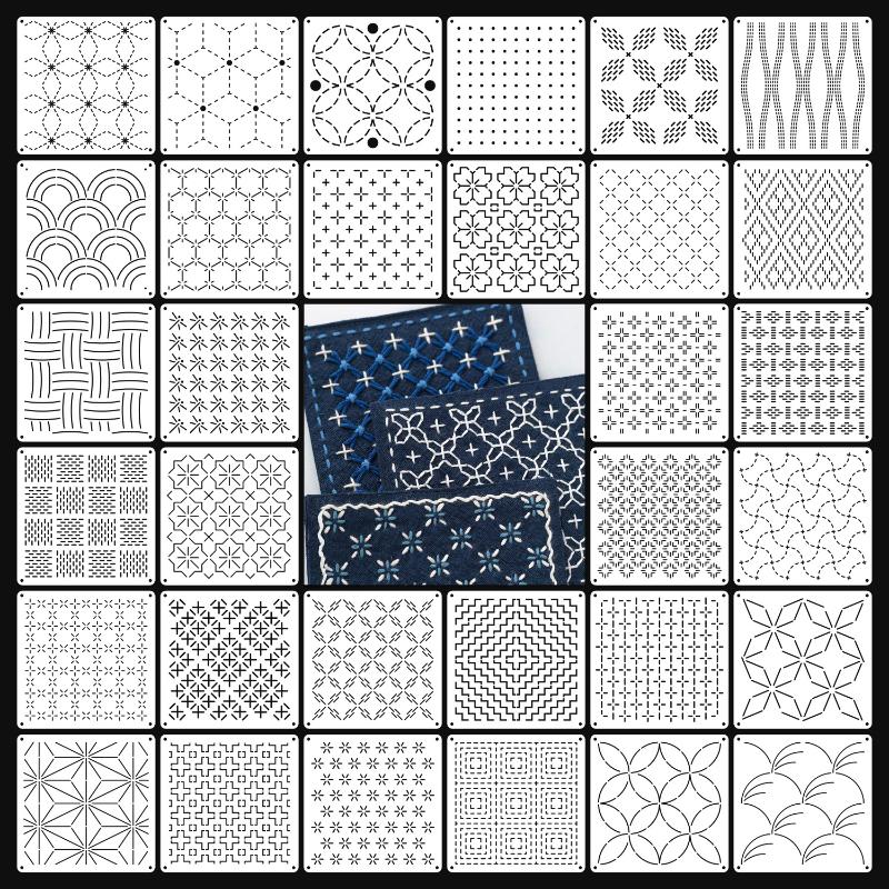 9 Buah/32 Buah Templat Bordir  - Embroidery And Quilting ulasan dan harga