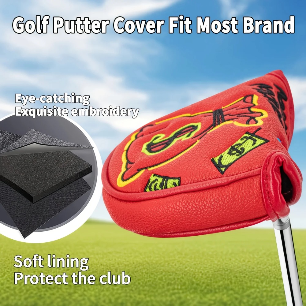 Penutup Putter Golf |   Penutu - Embroidery Red ulasan dan harga