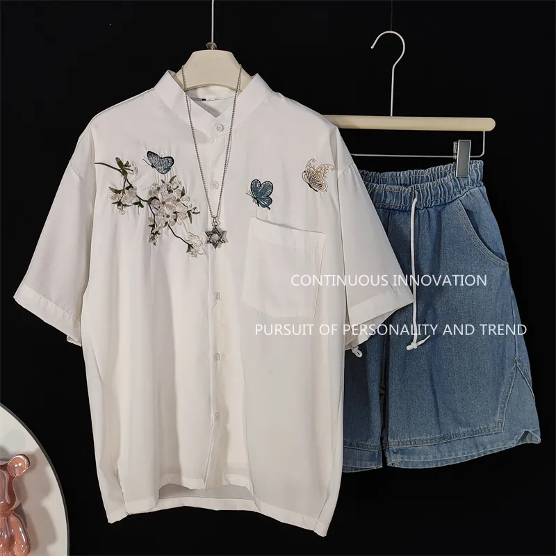 Setelan 3 Potong Pria Gaya Cin - Embroidery Set ulasan dan harga