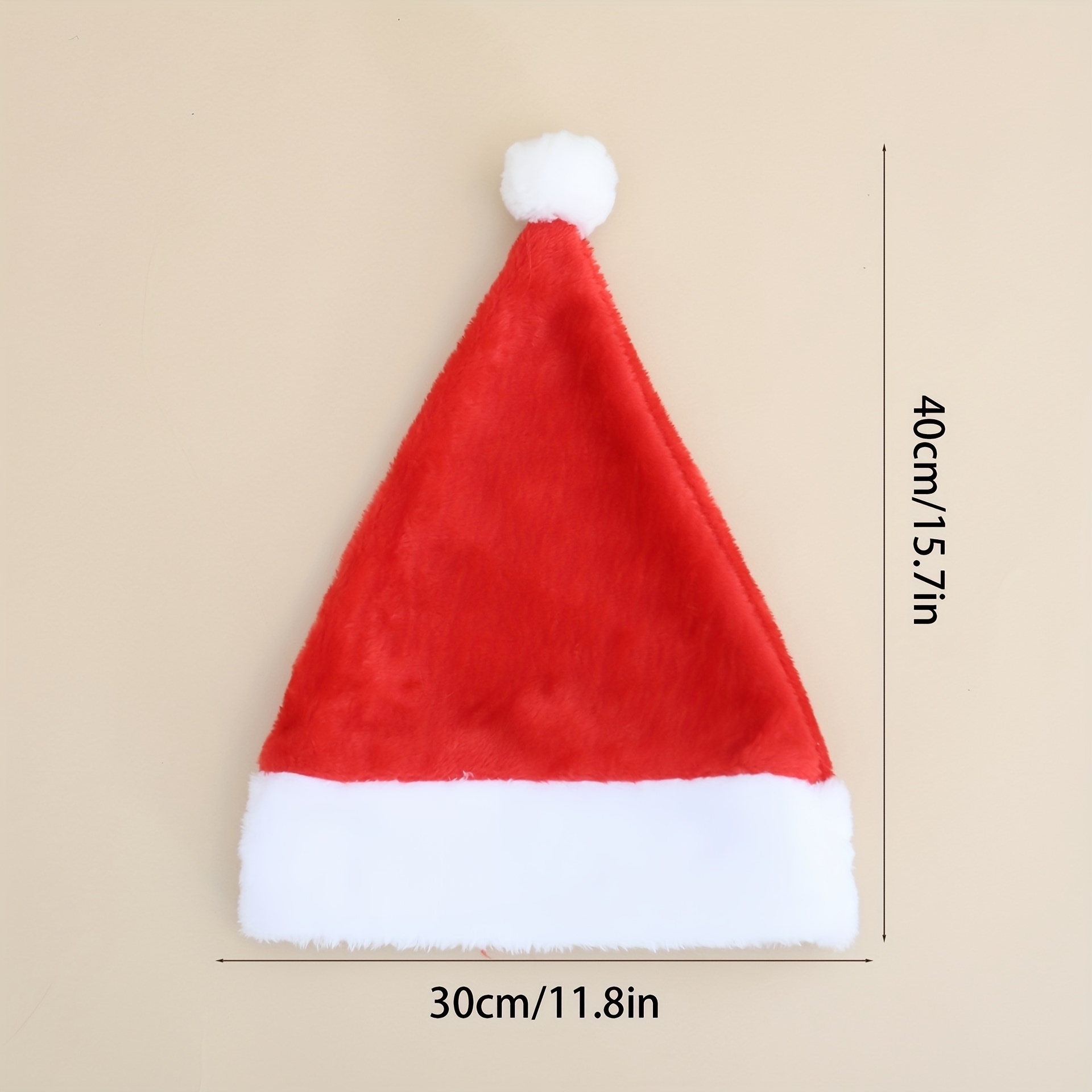 Topi Santa Natal yang Diperson - Embroidery Names ulasan dan harga