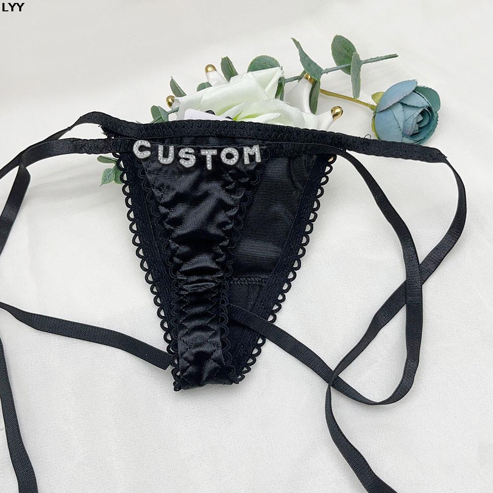 Set Bra Segitiga dan G-string  - Embroidery Names ulasan dan harga