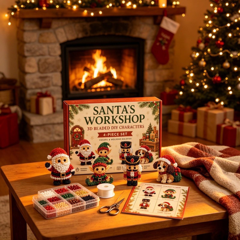 Kit Lukisan Berlian 3D Kucing  - Embroidery Xmas Tree ulasan dan harga