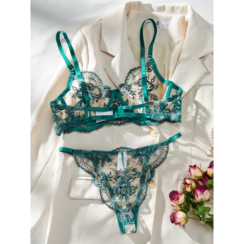 Set Lingerie Seksi Terlaris Bo - Embroidery Set ulasan dan harga