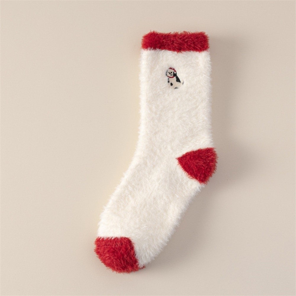 Kaus Kaki Natal Tebal Motif Po - Embroidery Xmas Tree ulasan dan harga